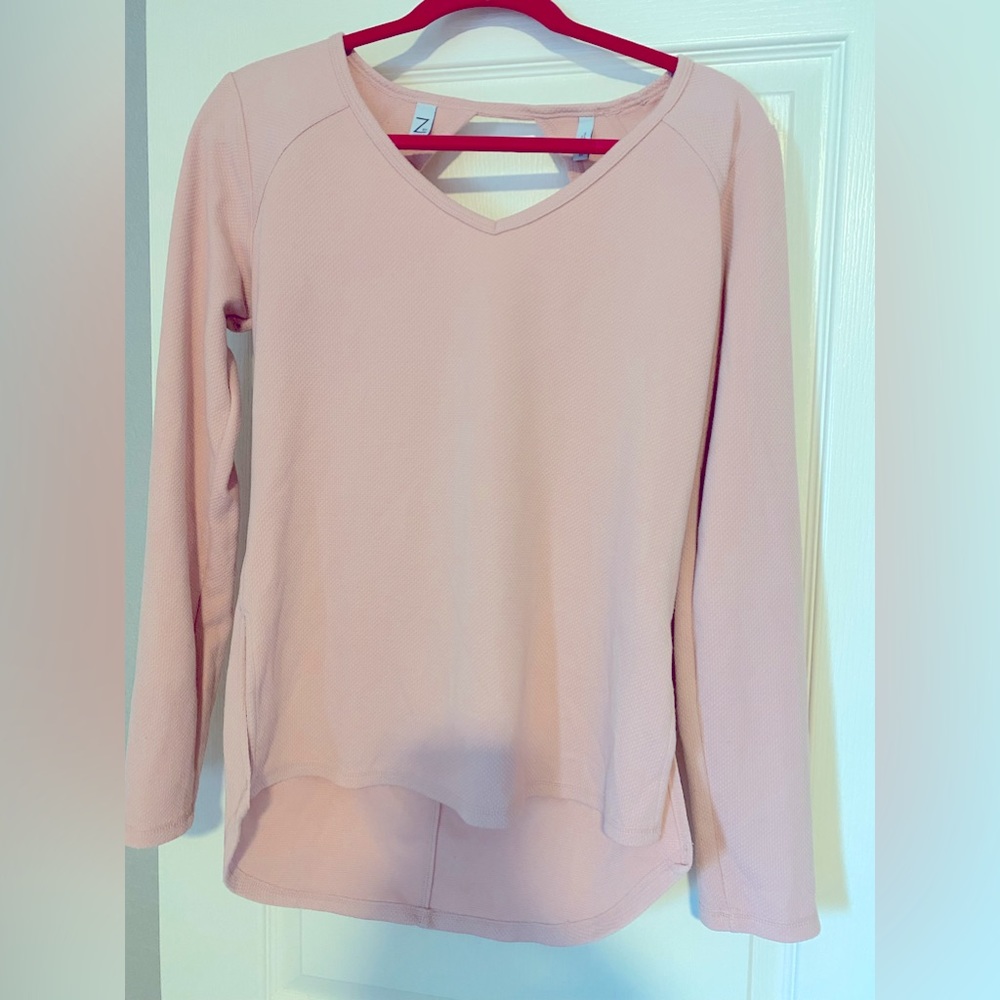 Z By Zella M Activewear Light Sweatshirt Top Pink